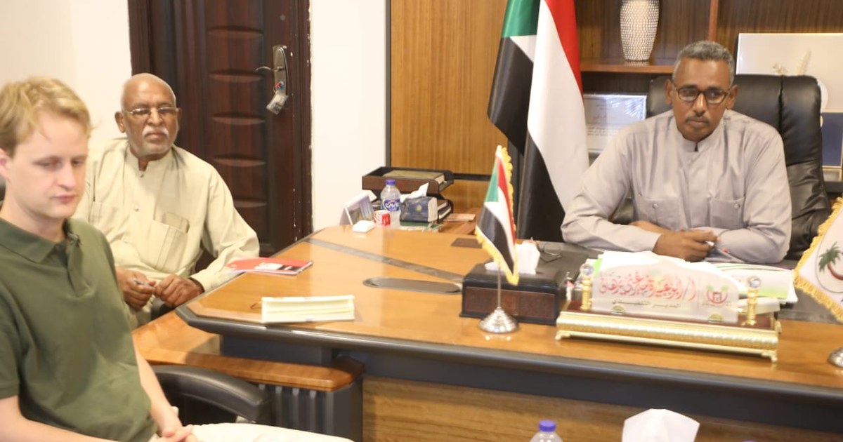 تنفيذي حلفا يستقبل وفد الغذاء العالمي و السفير الهولندي بحلفا