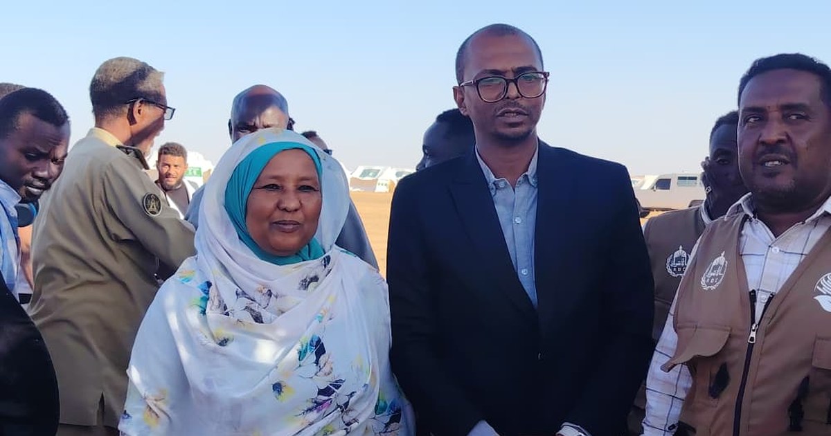 استقبال الدفعة الاولي من النازحين بمركز إيواء شرق دنقلا